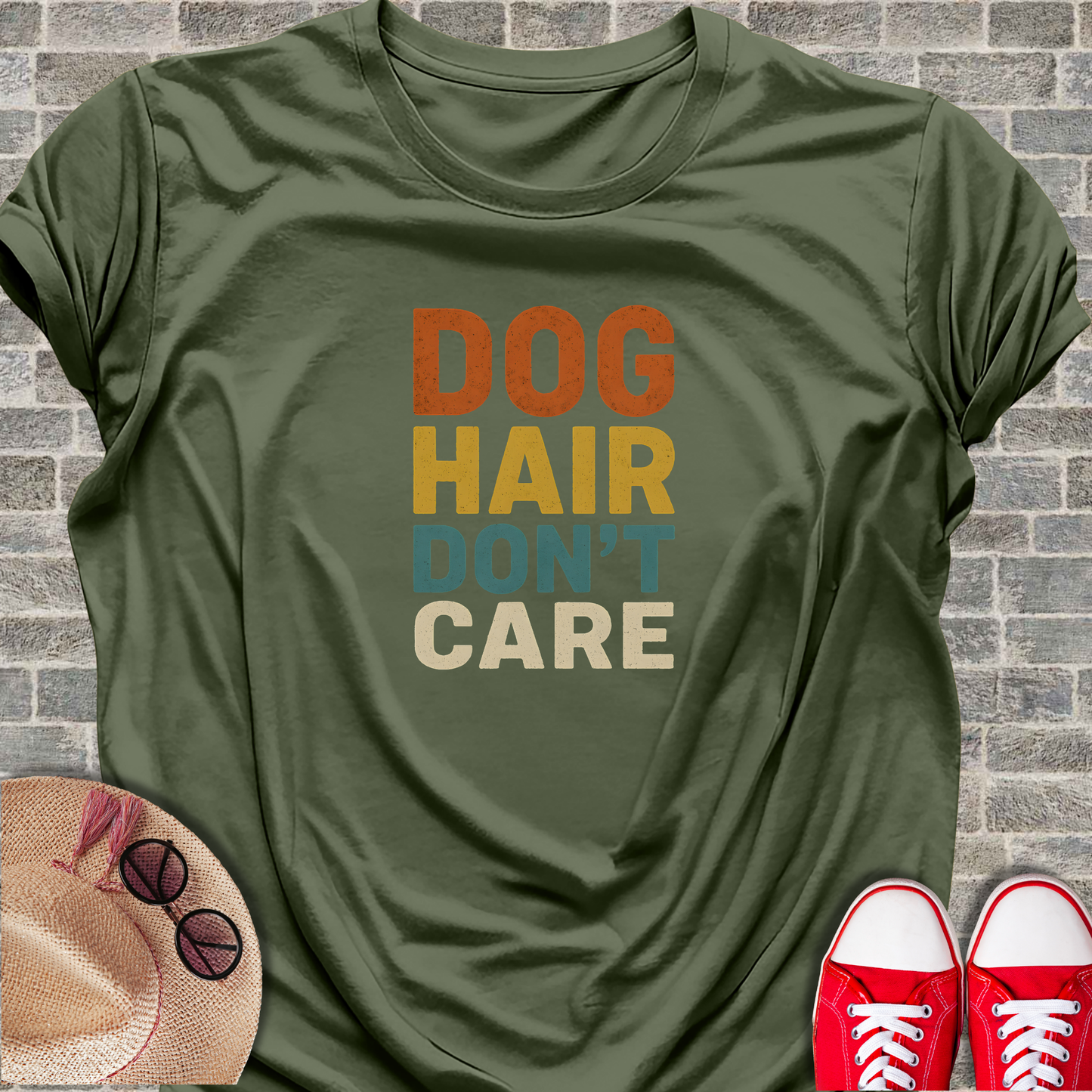Dog Hair Don't Care T-Shirt