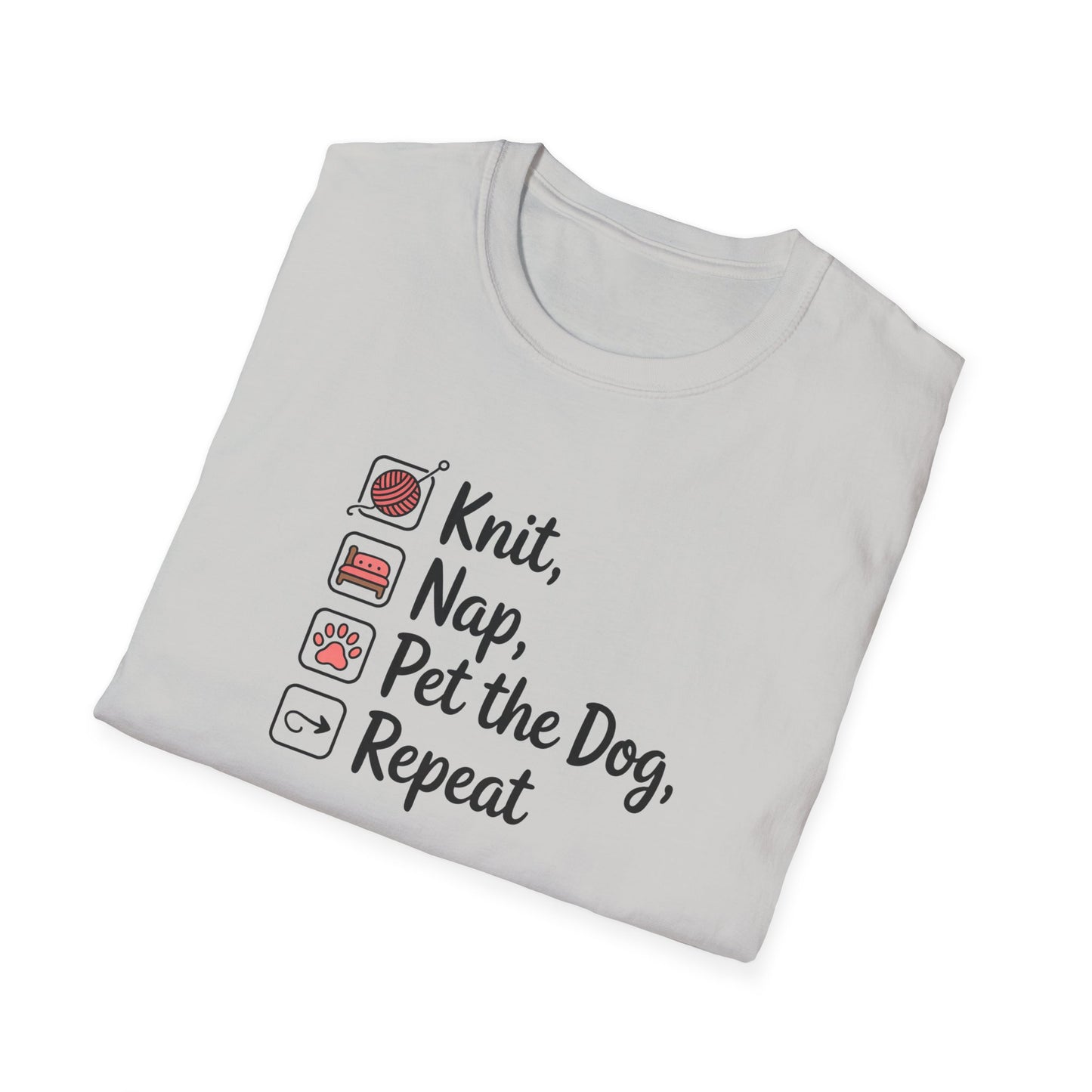 Knit Nap Pet the Dog Unisex T-Shirt
