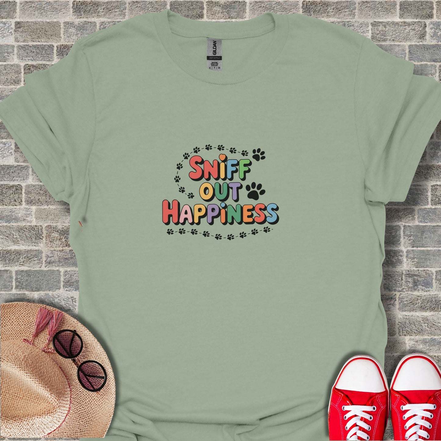 Sniff Out Happiness Graphic Print Tee Product