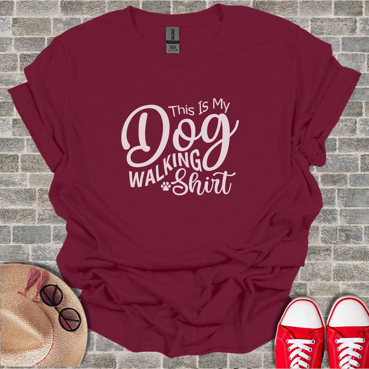 This Is My Dog Walking T-Shirt