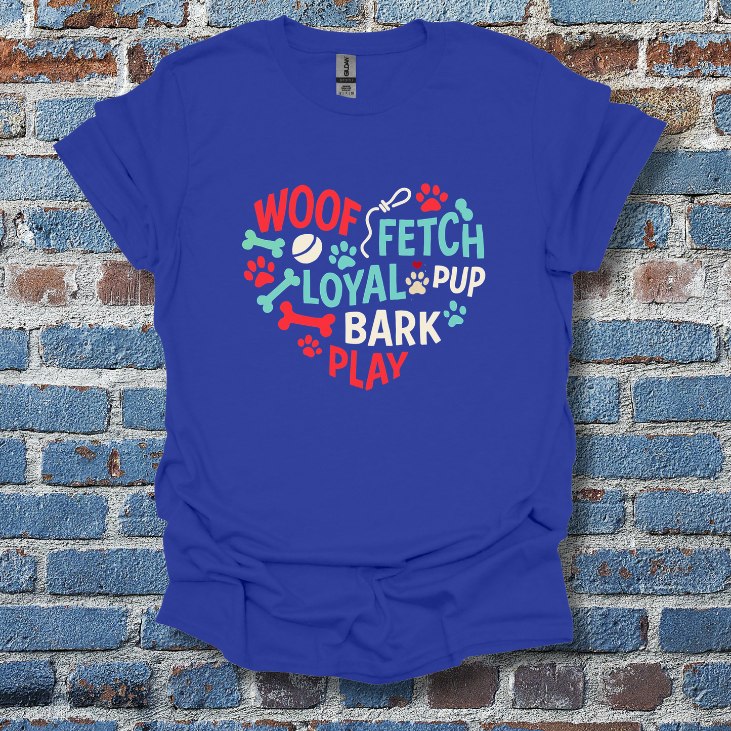 Woof, Fetch, Pup, Bark, Play T-Shirt