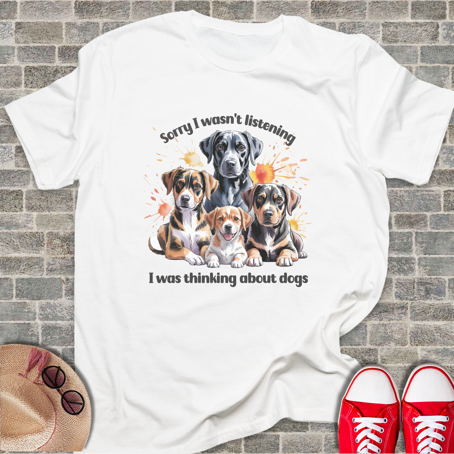 Dog Lover Watercolor T-Shirt