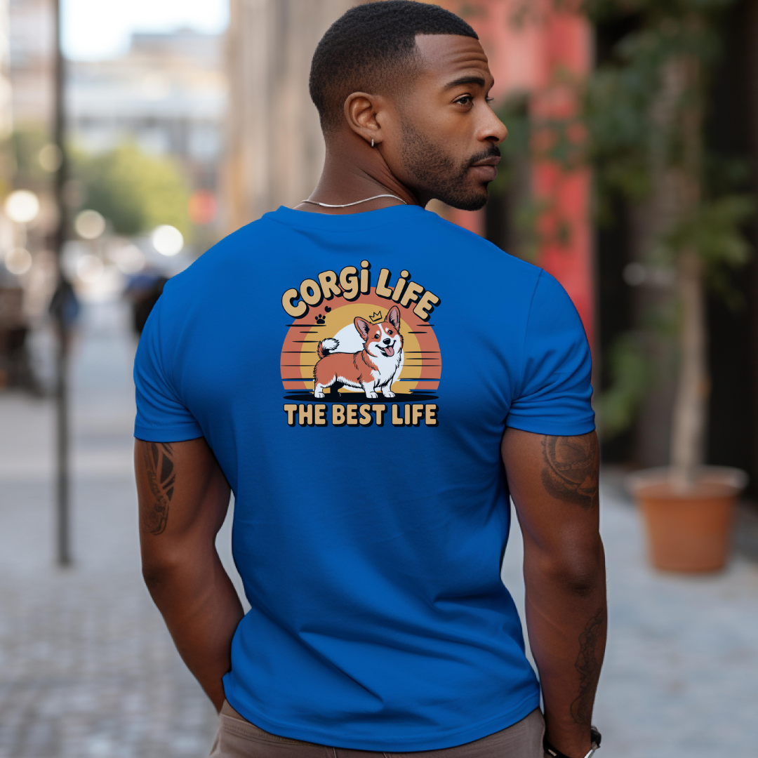 Corgi Life Graphic T-Shirt
