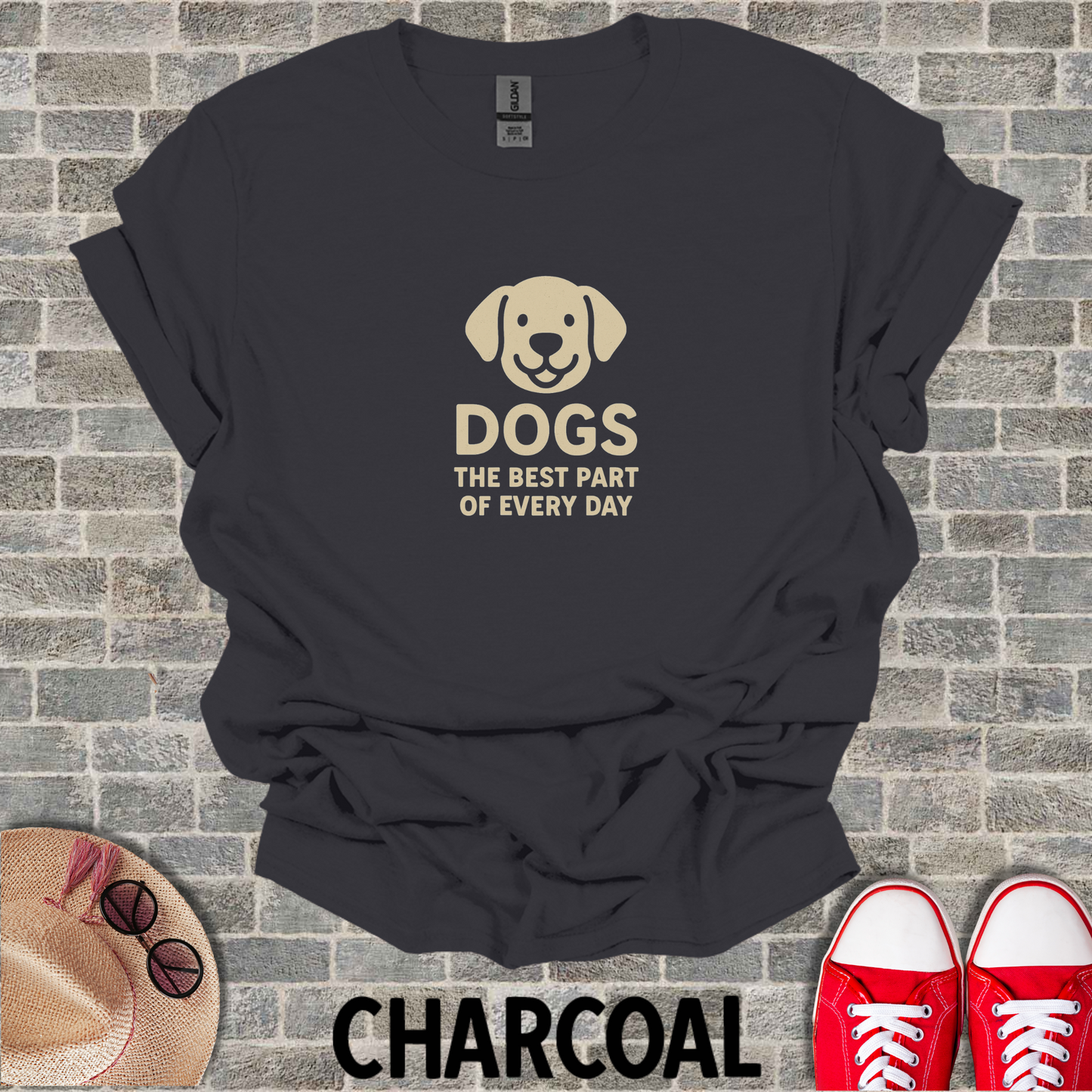 Dogs The Best Part of Every Day Graphic T-Shirt
