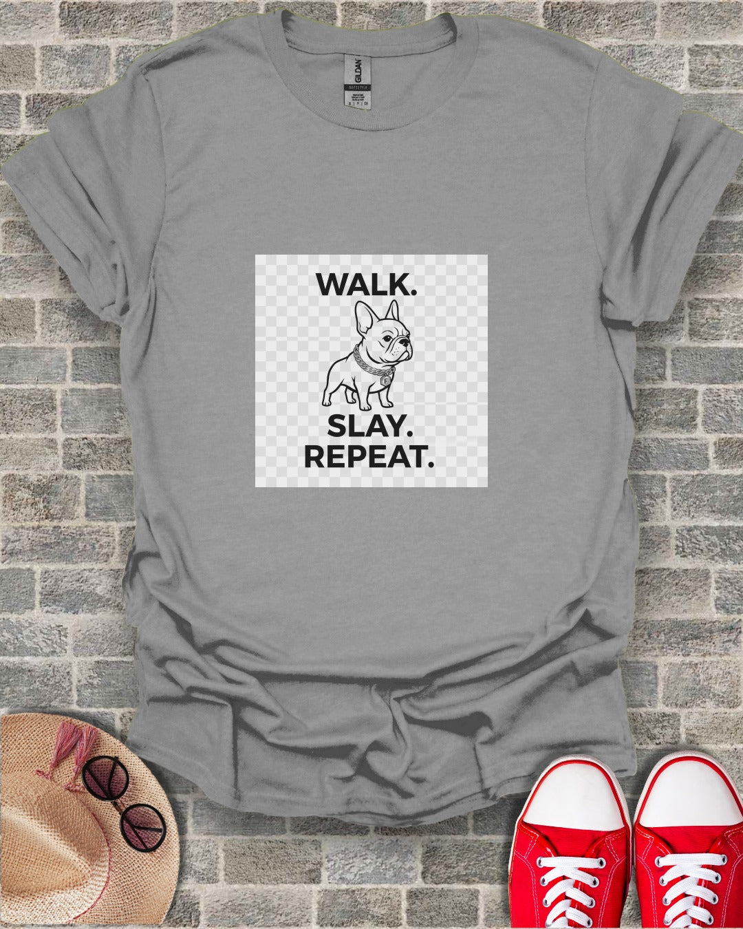 Walk Slay Repeat Graphic Printed Tee Shirt product