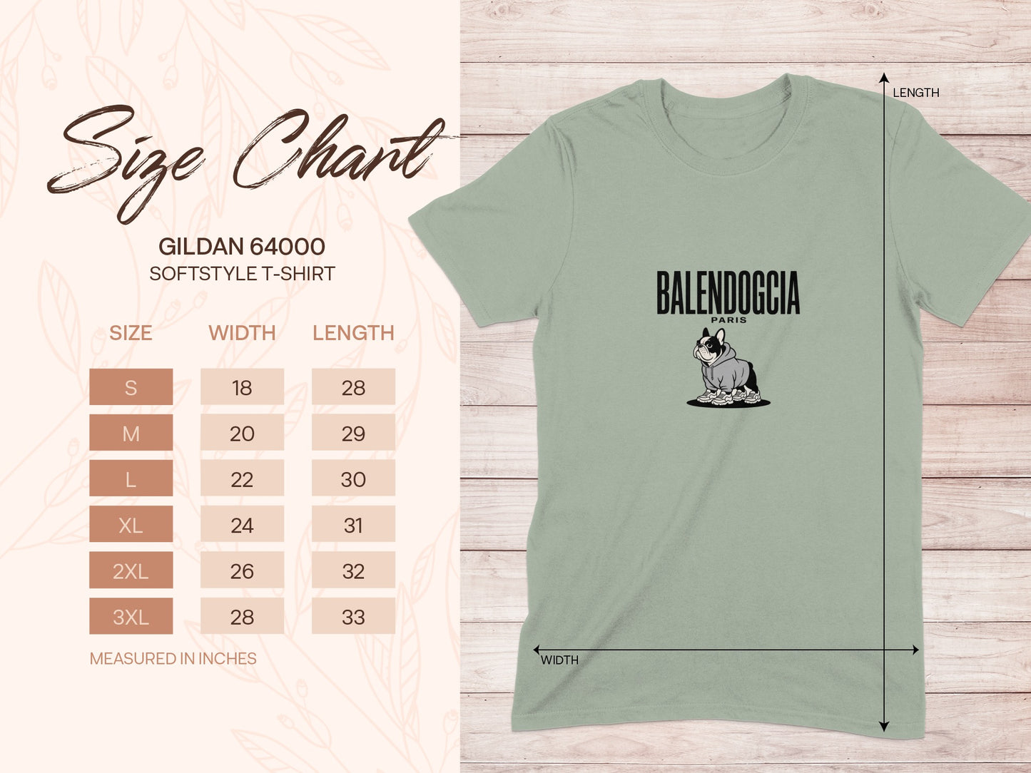 Balendoggia Paris graphic design softstyle t-shirt