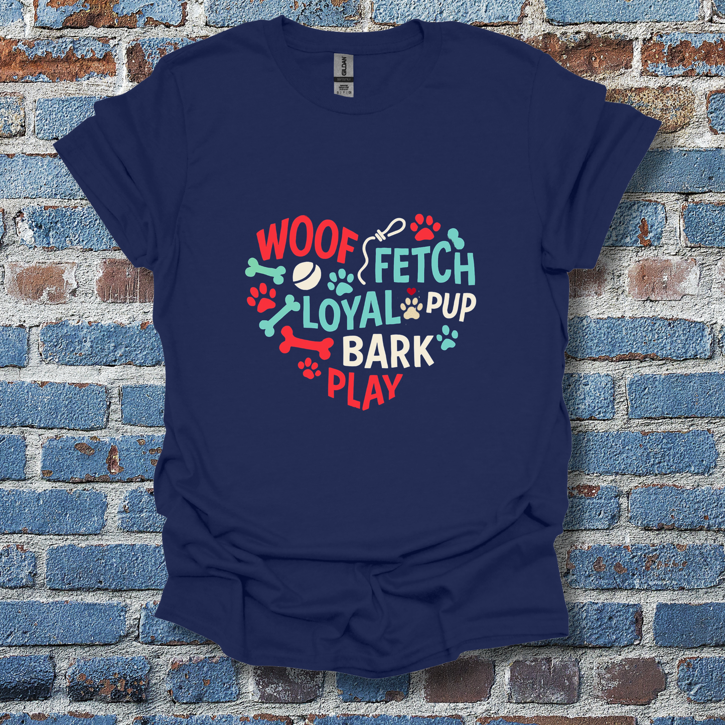 Woof, Fetch, Pup, Bark, Play T-Shirt