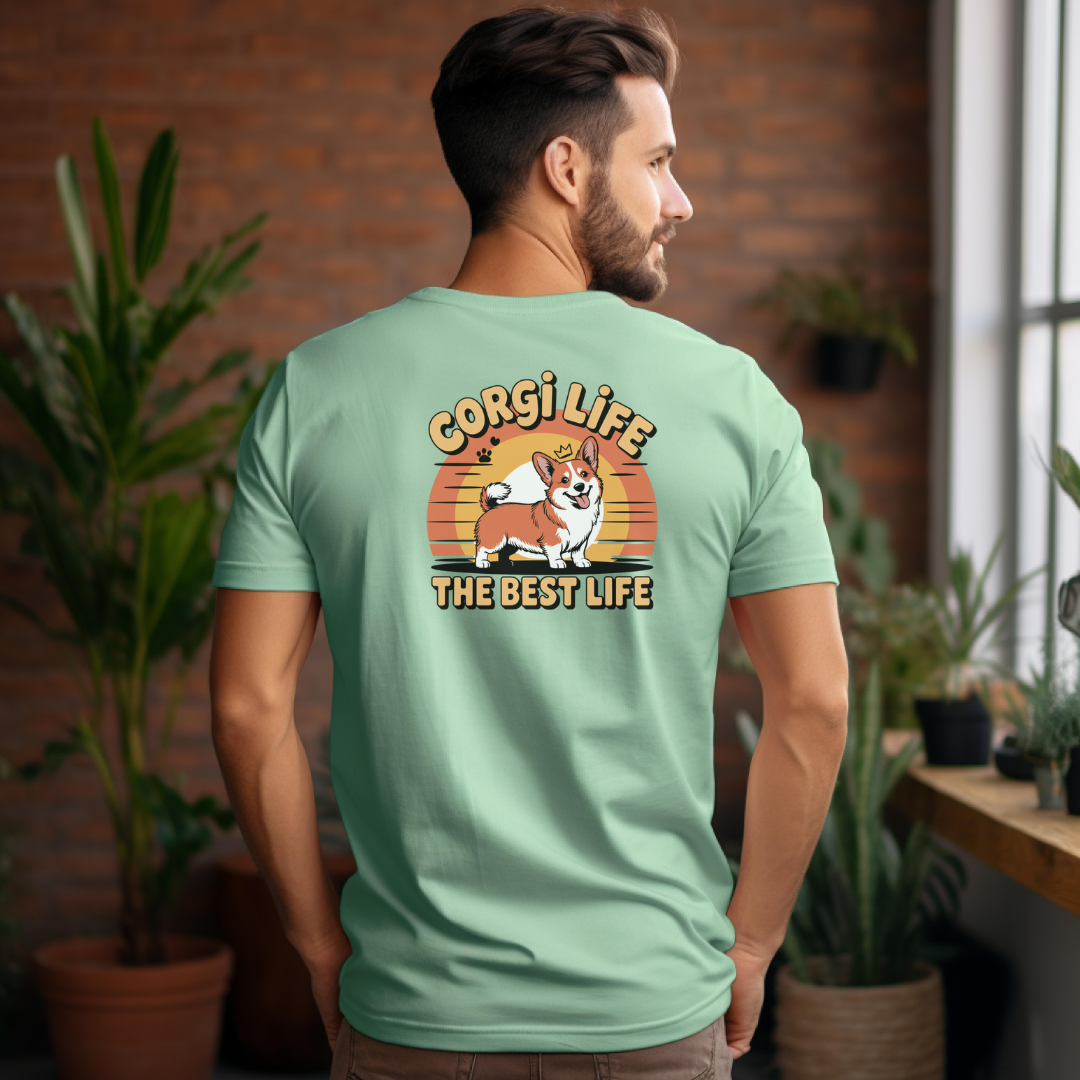 Corgi Life Graphic T-Shirt