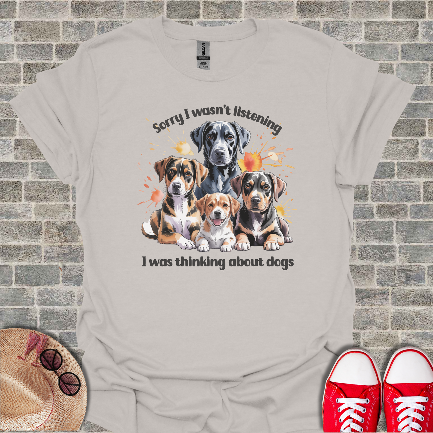 Dog Lover Watercolor T-Shirt
