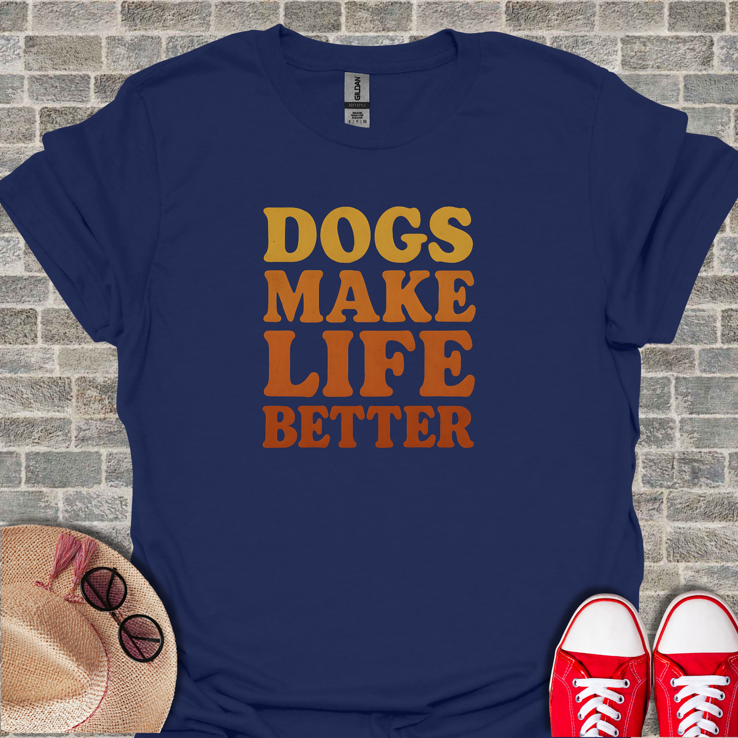 Dogs Make Life Better T-Shirt