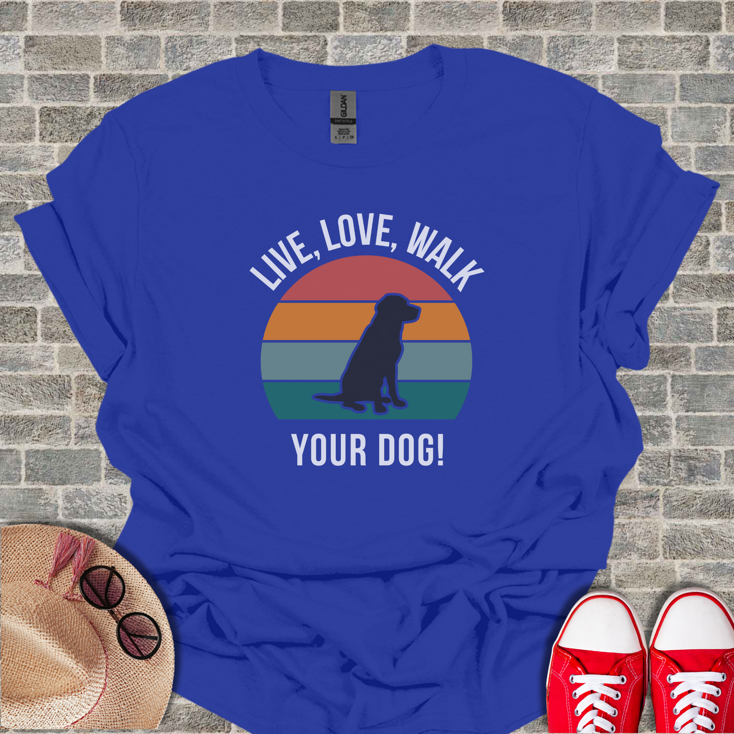 Live, Love, Walk Your Dog T-Shirt2