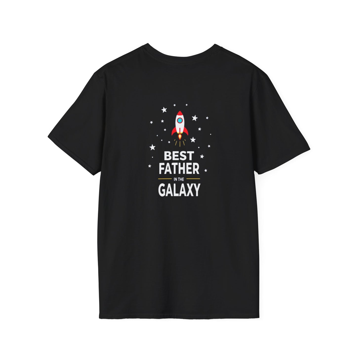 Best Father in the Galaxy Unisex Softstyle T-Shirt - Perfect Father's Day Gift