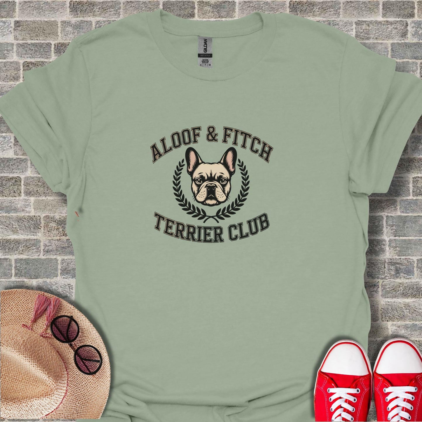 Aloof & Fitch Terrier Club Graphic T-Shirt