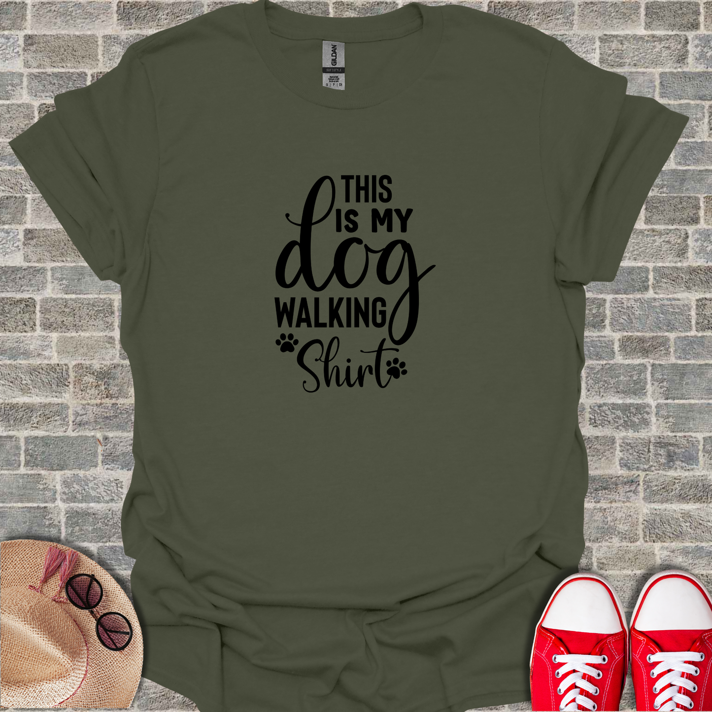 This Is My Dog Walking T-Shirt