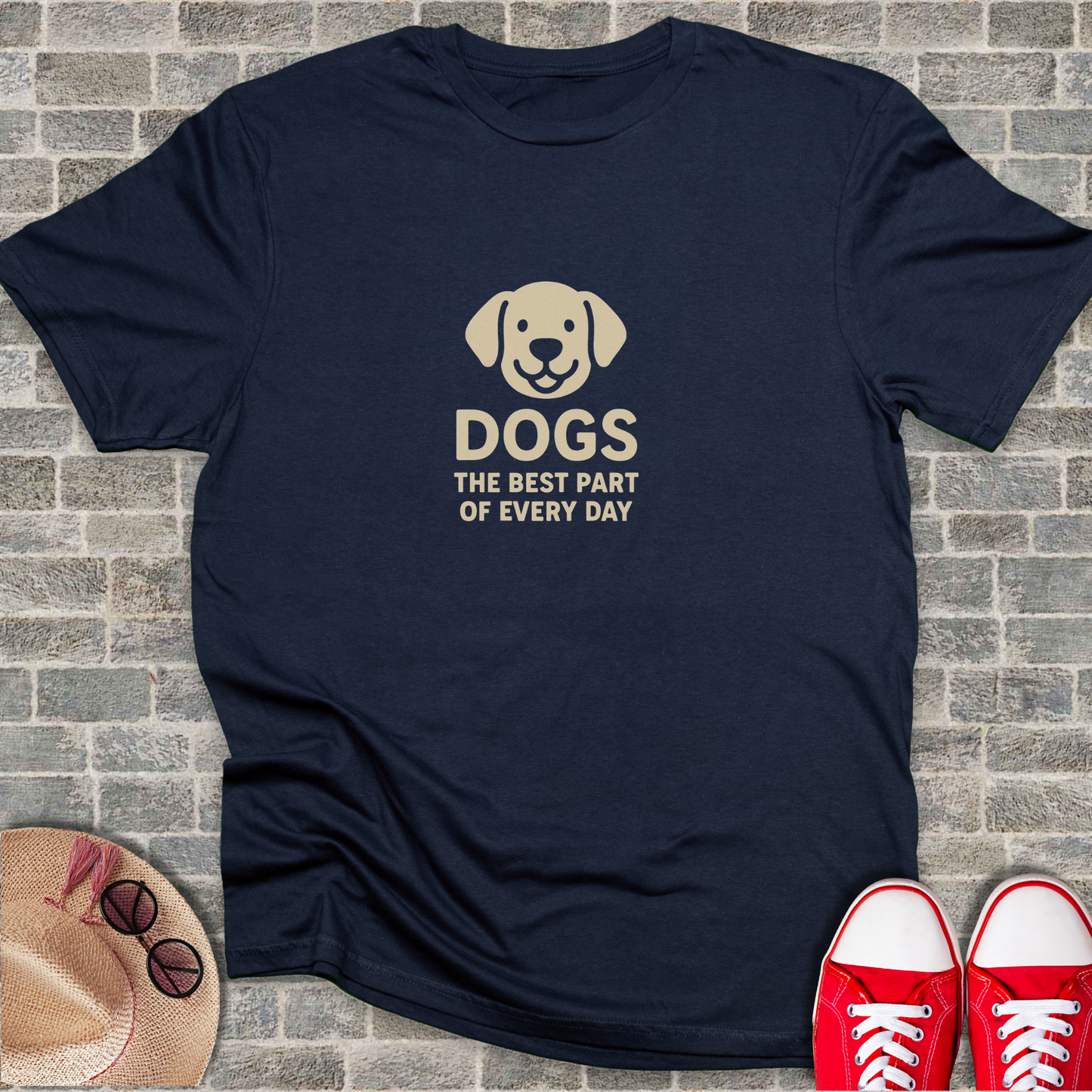 Dogs The Best Part of Every Day Graphic T-Shirt