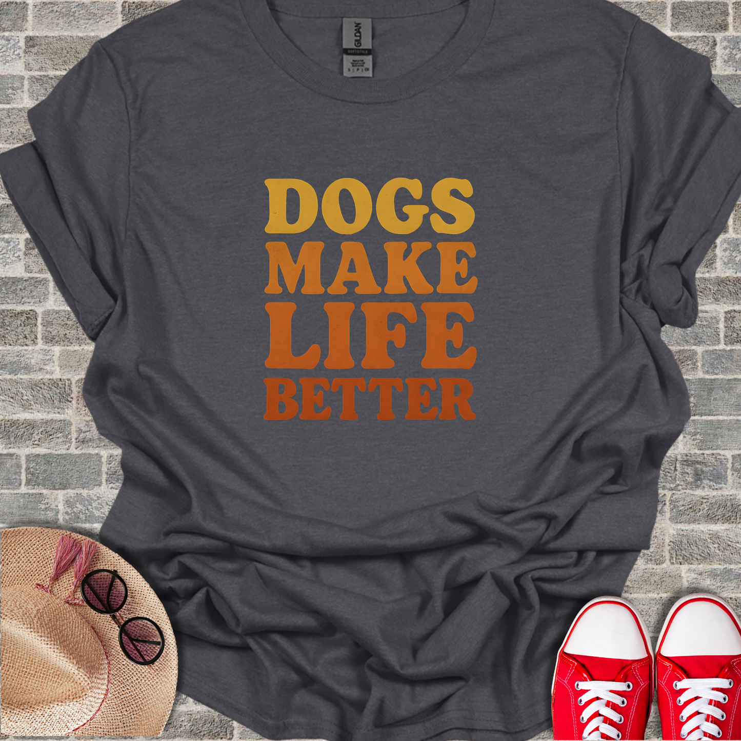 Dogs Make Life Better T-Shirt