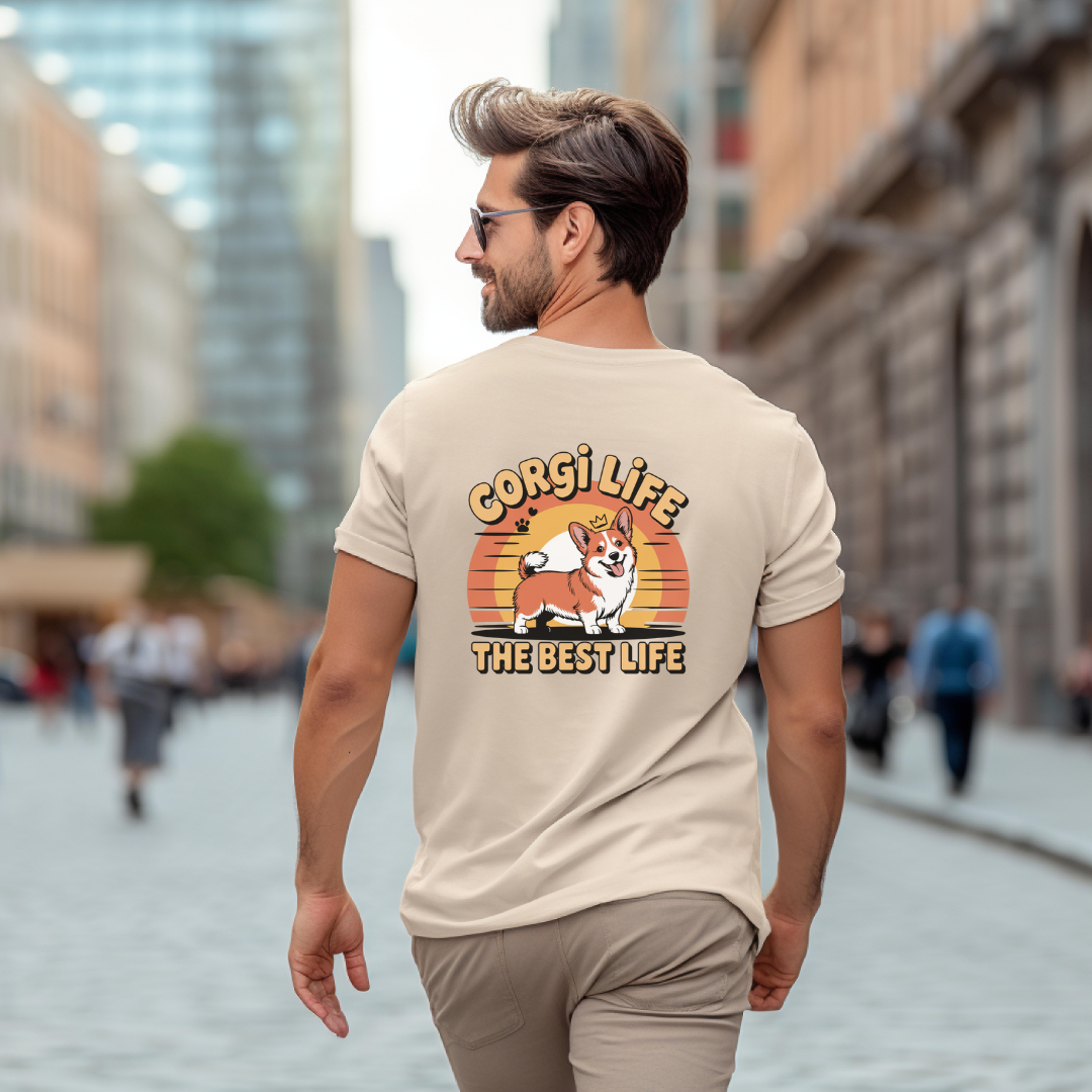 Corgi Life Graphic T-Shirt