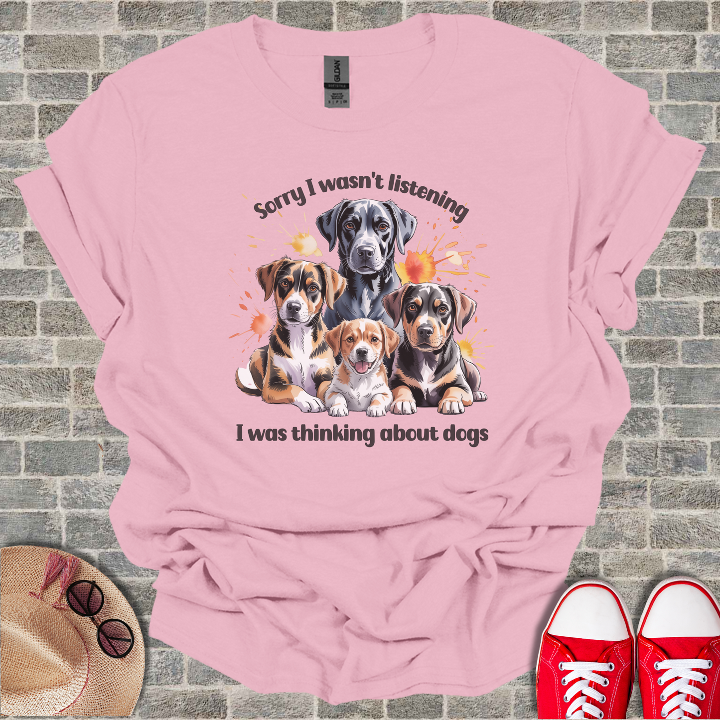 Dog Lover Watercolor T-Shirt