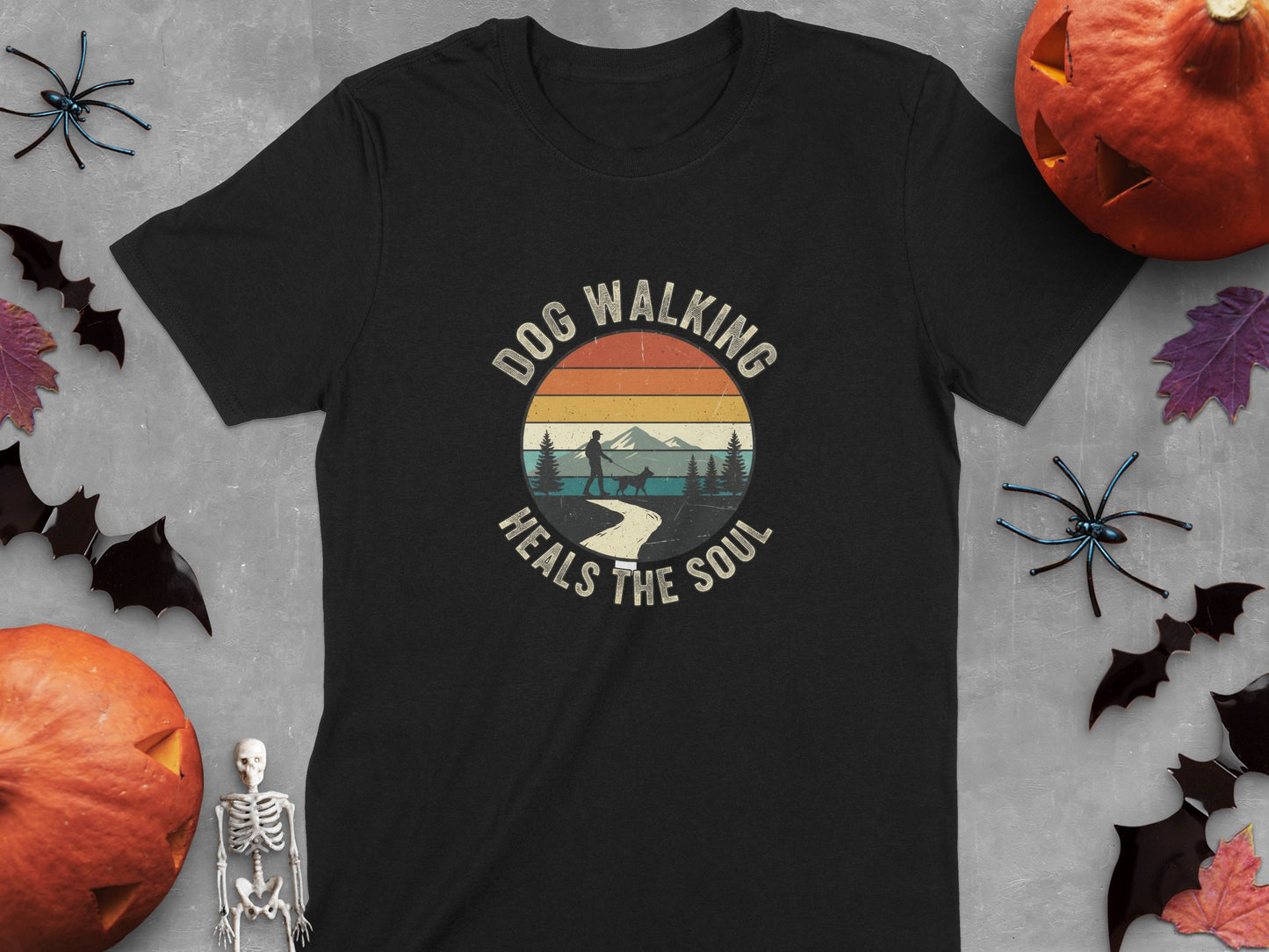 Dog Walking Heals the Soul Graphic T-shirt product