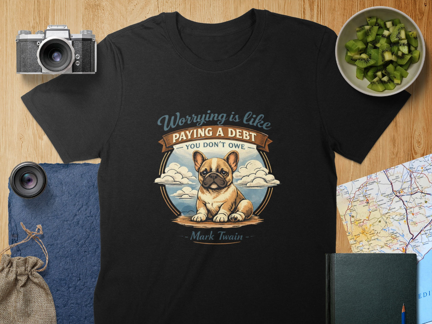 Worrying Is Like Paying A Debt You Don't Owe Mark Twain Shirt