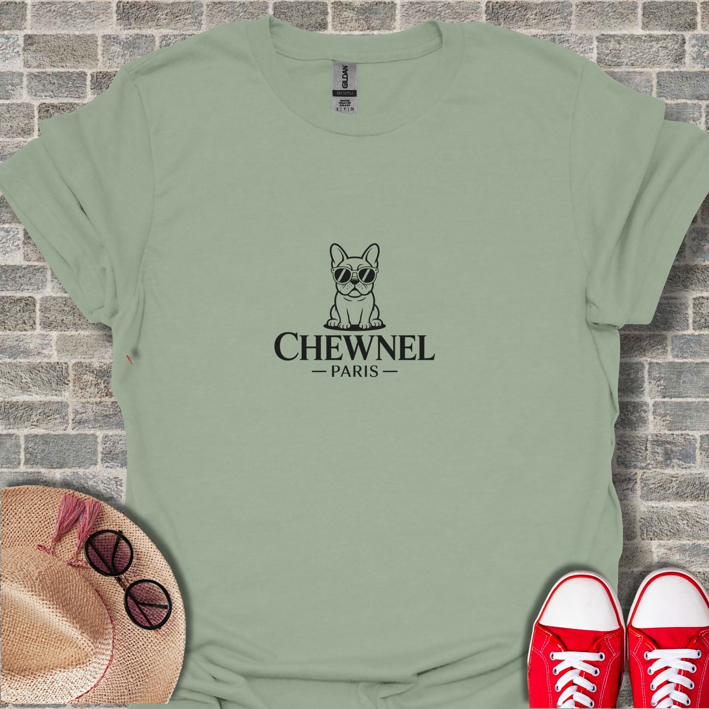 Chewnel Paris French Bulldog Graphic Tee product