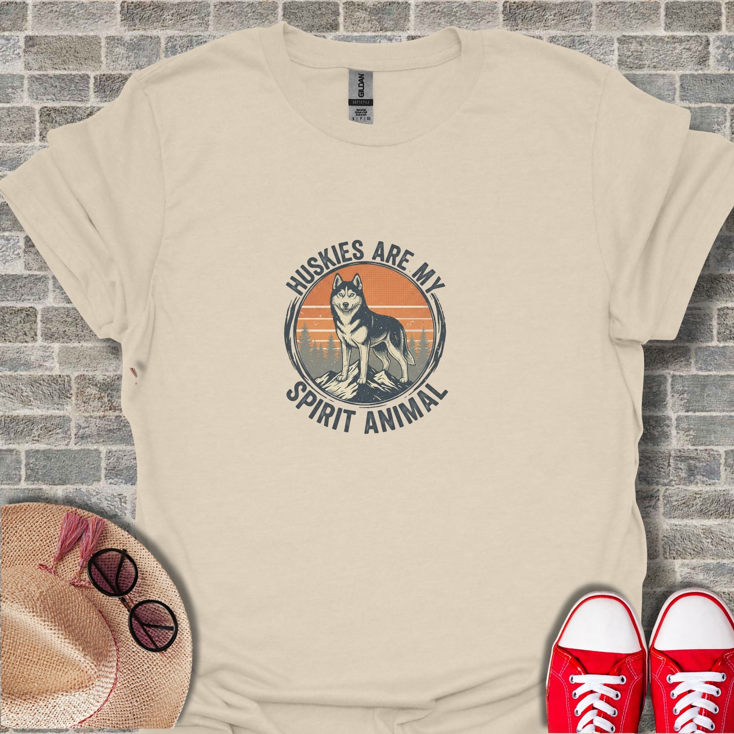 Huskies Are My Spirit Animal T-Shirt