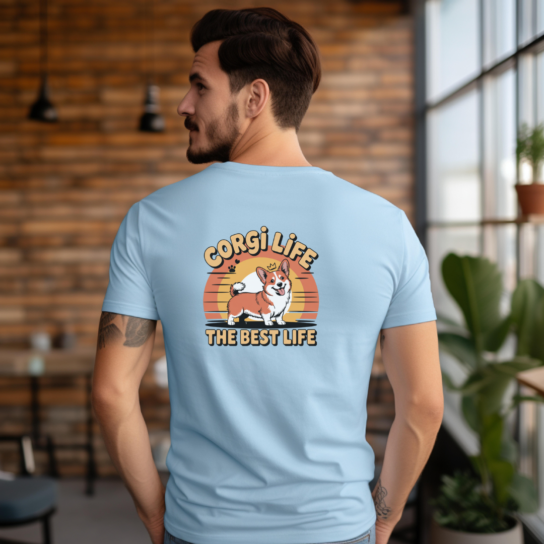 Corgi Life Graphic T-Shirt