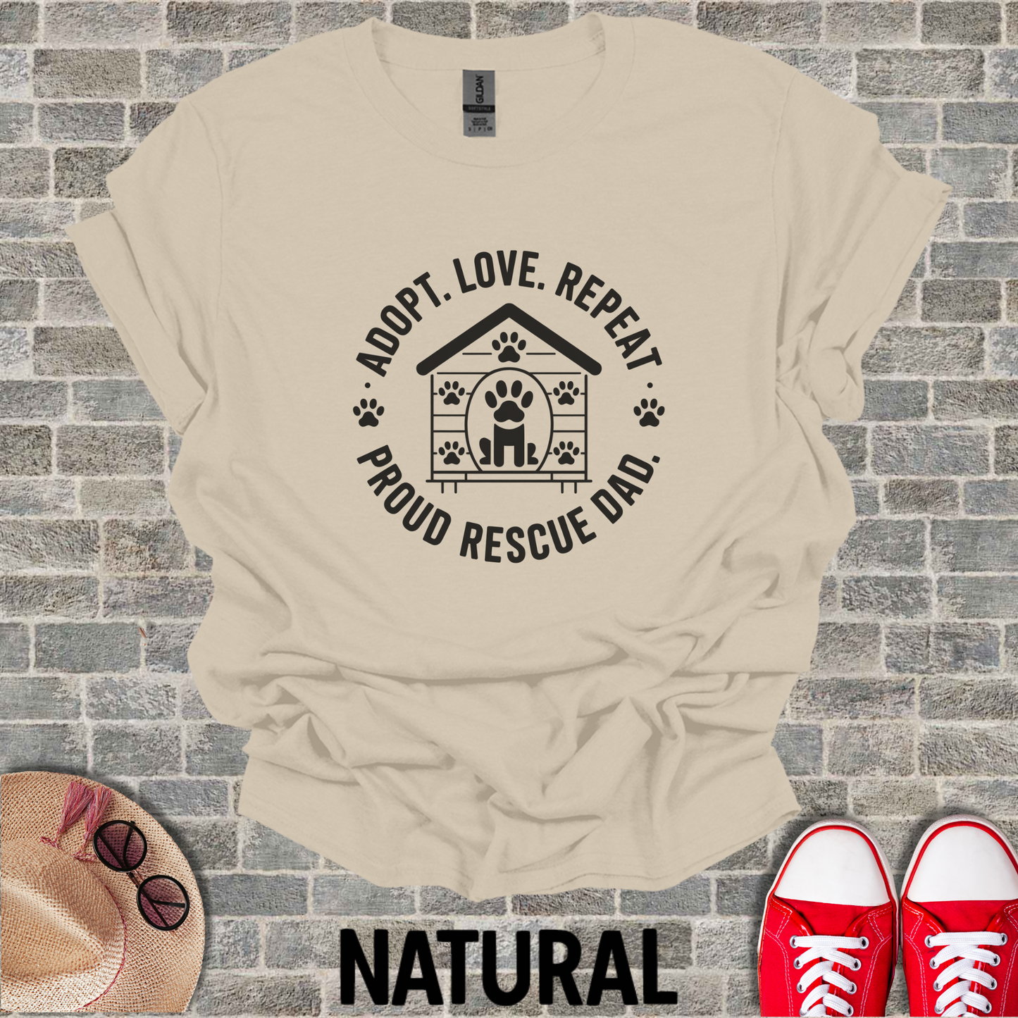 Adopt Love Repeat T-Shirt