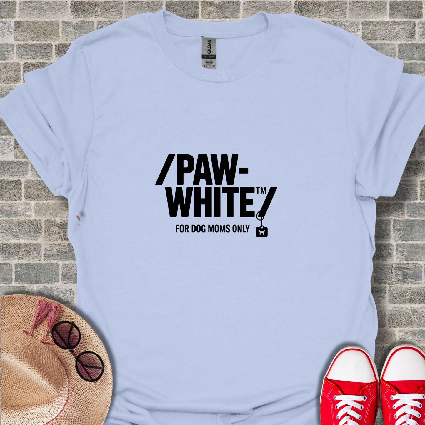 Paw-White For Dog Moms Only Shirt Apparel Gift