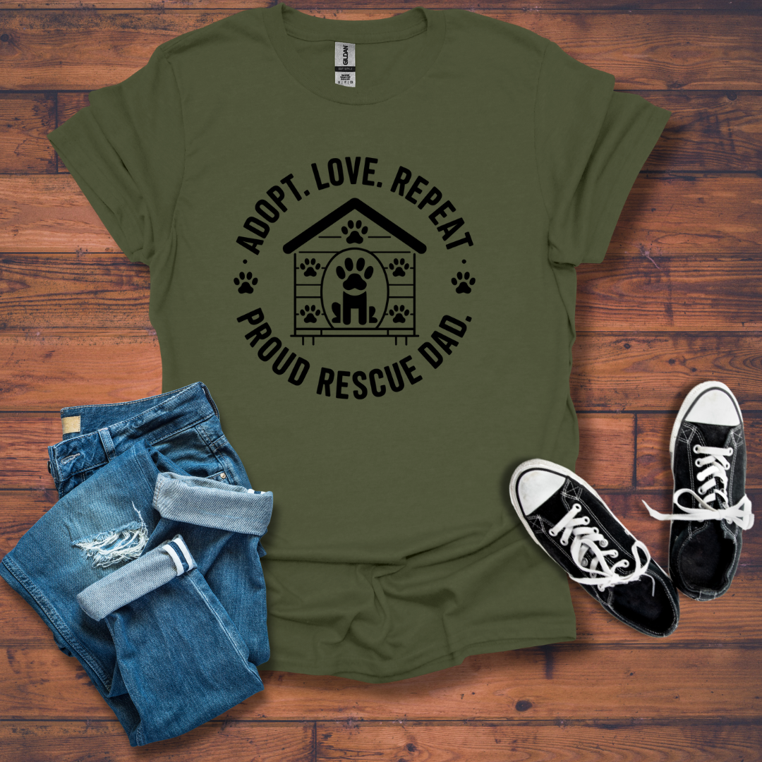 Adopt Love Repeat T-Shirt