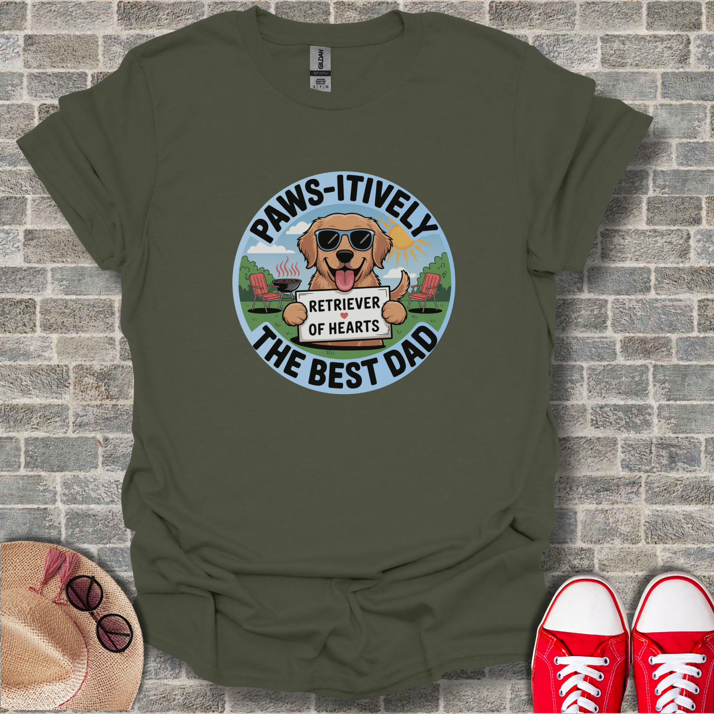 Paws-itive Vibes Dog Lover T-Shirt