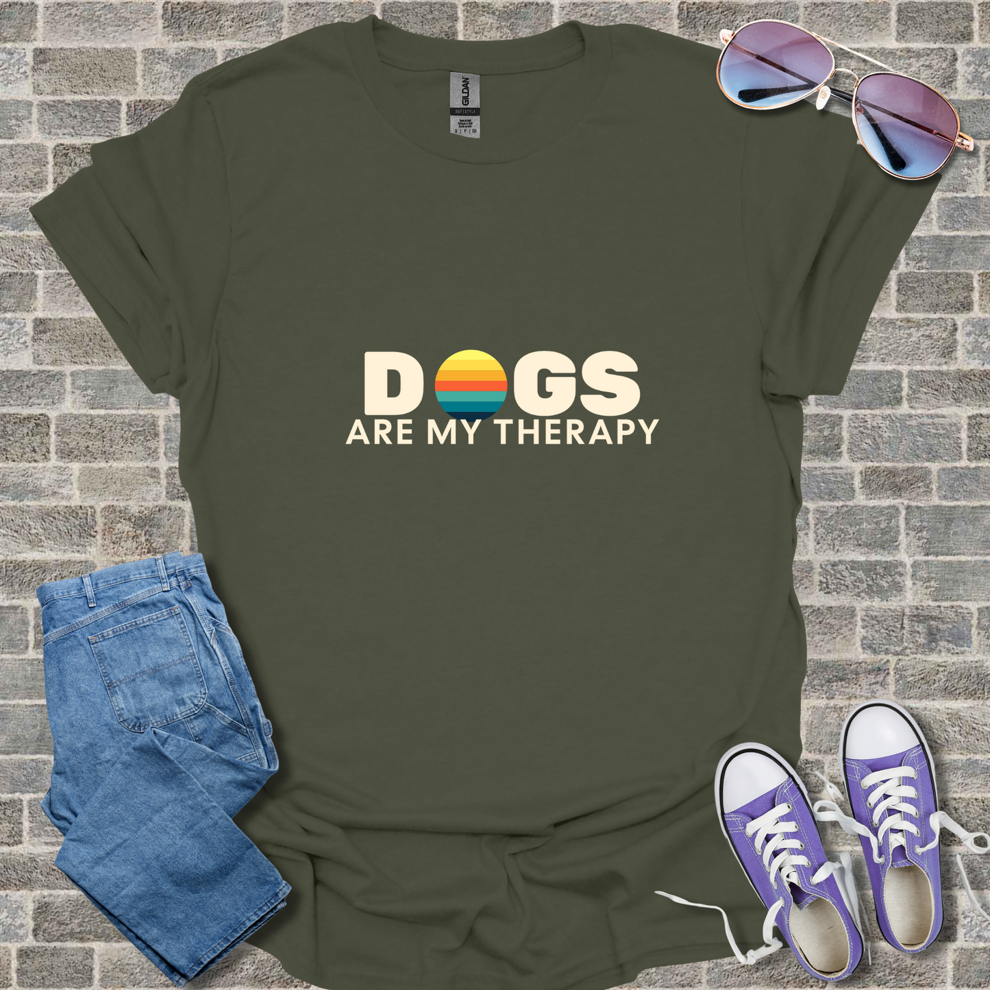 Dogs Are My Therapy T-Shirt