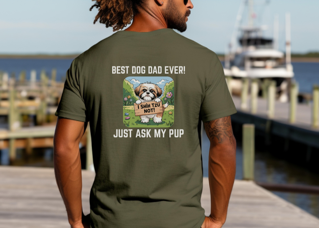 Funny Father's Day Shih Tzu T-Shirt