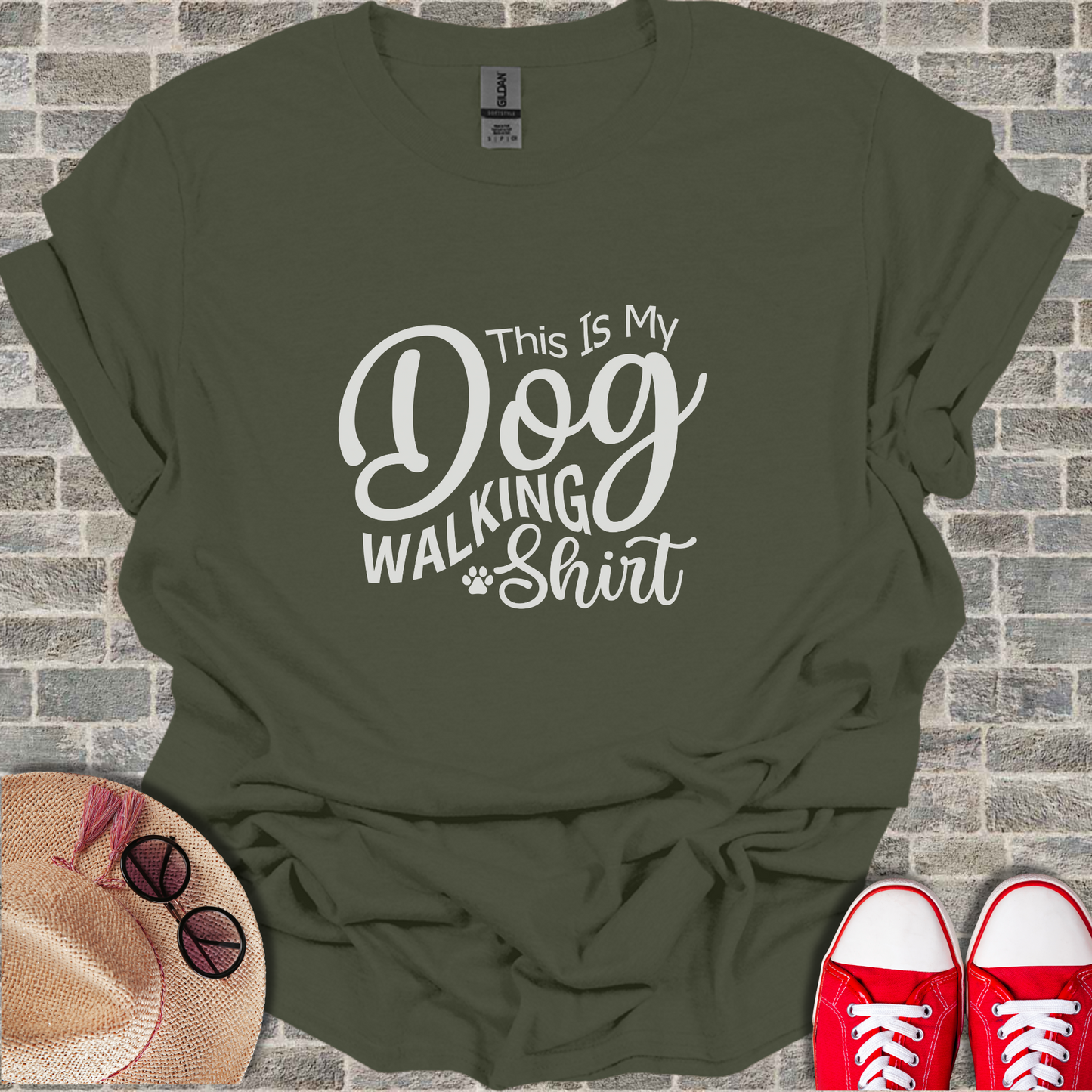 This Is My Dog Walking T-Shirt