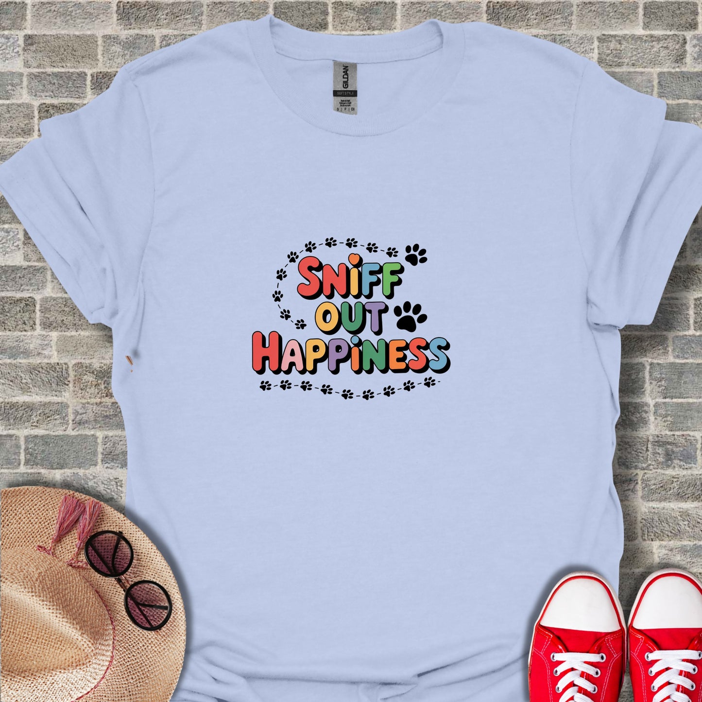 Sniff Out Happiness Graphic Shirt for Pet Lovers