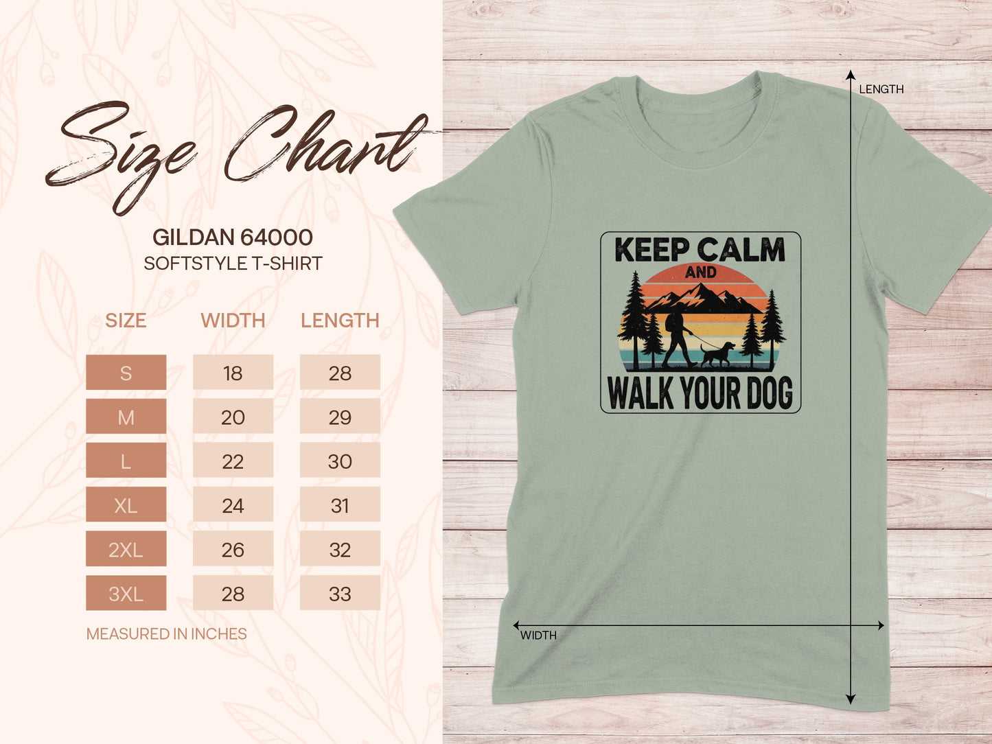 Keep Calm and Walk Your Dog T-Shirt