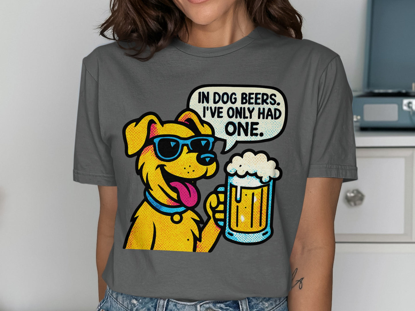 Funny Dog Beers I've Only Had One Graphic T-Shirt