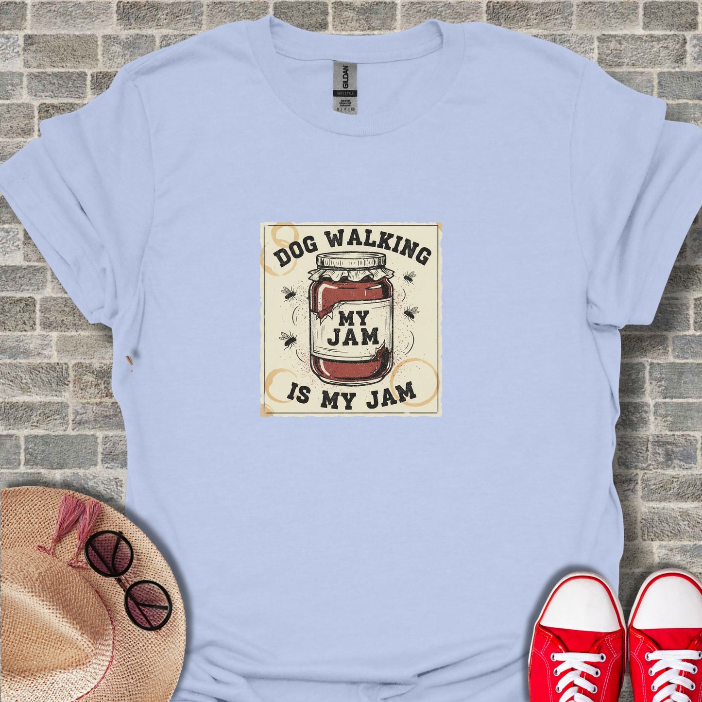 Dog Walking My Jam Is My Jam T-shirt