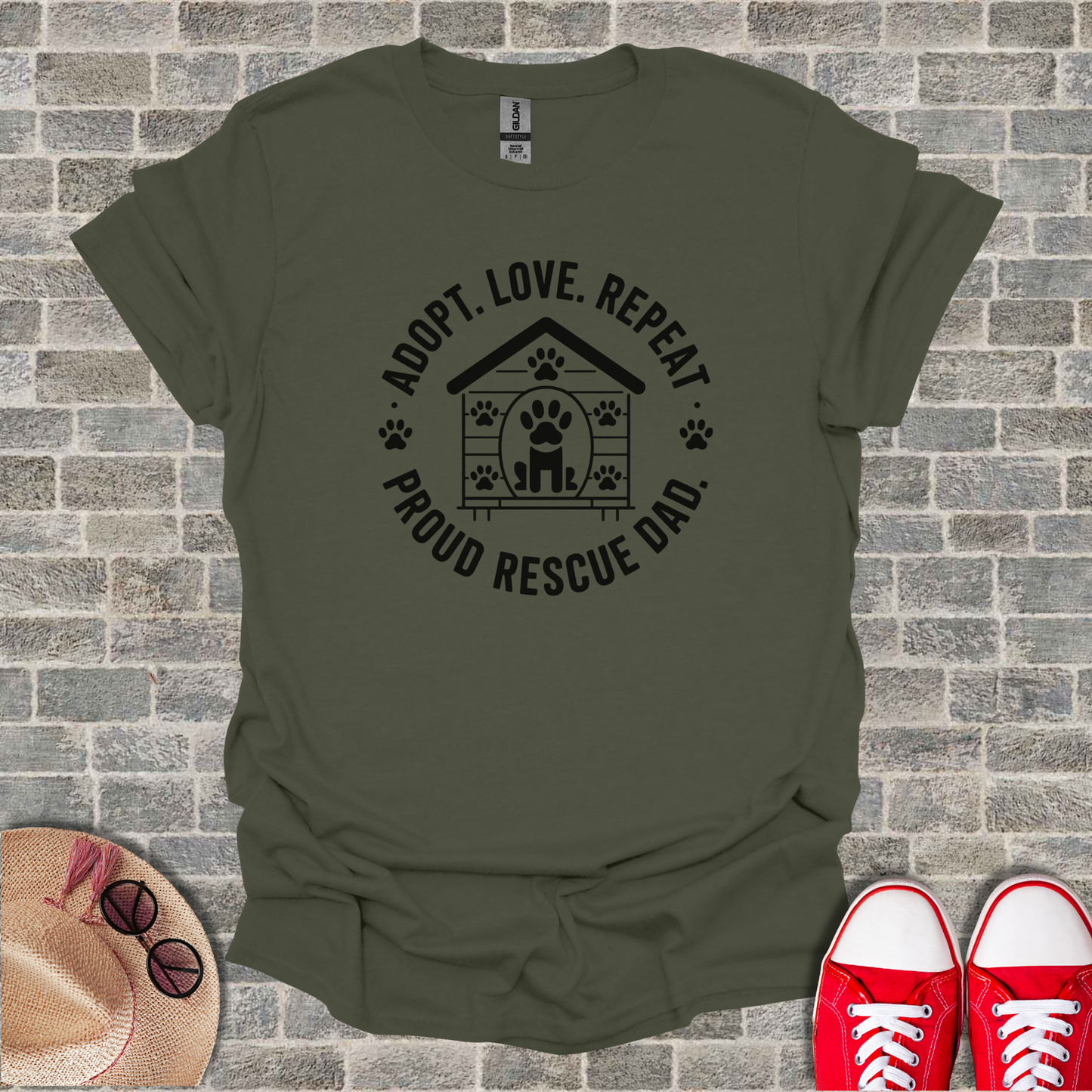Adopt Love Repeat T-Shirt