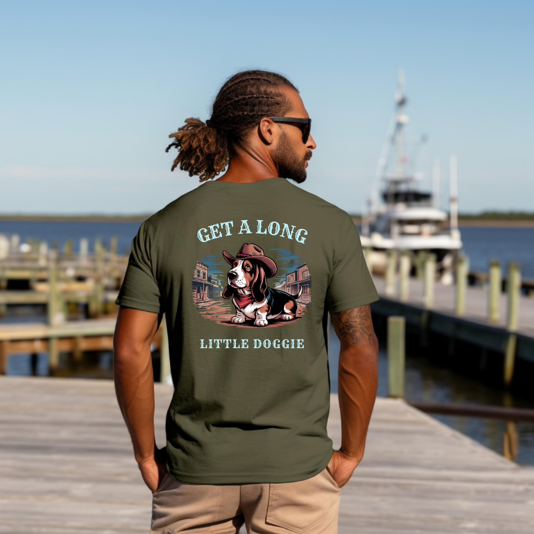 Get A Long Little Doggie Unisex Softstyle T-Shirt - Perfect for Dog Lovers