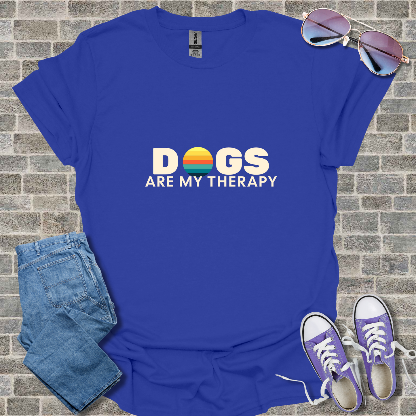 Dogs Are My Therapy T-Shirt