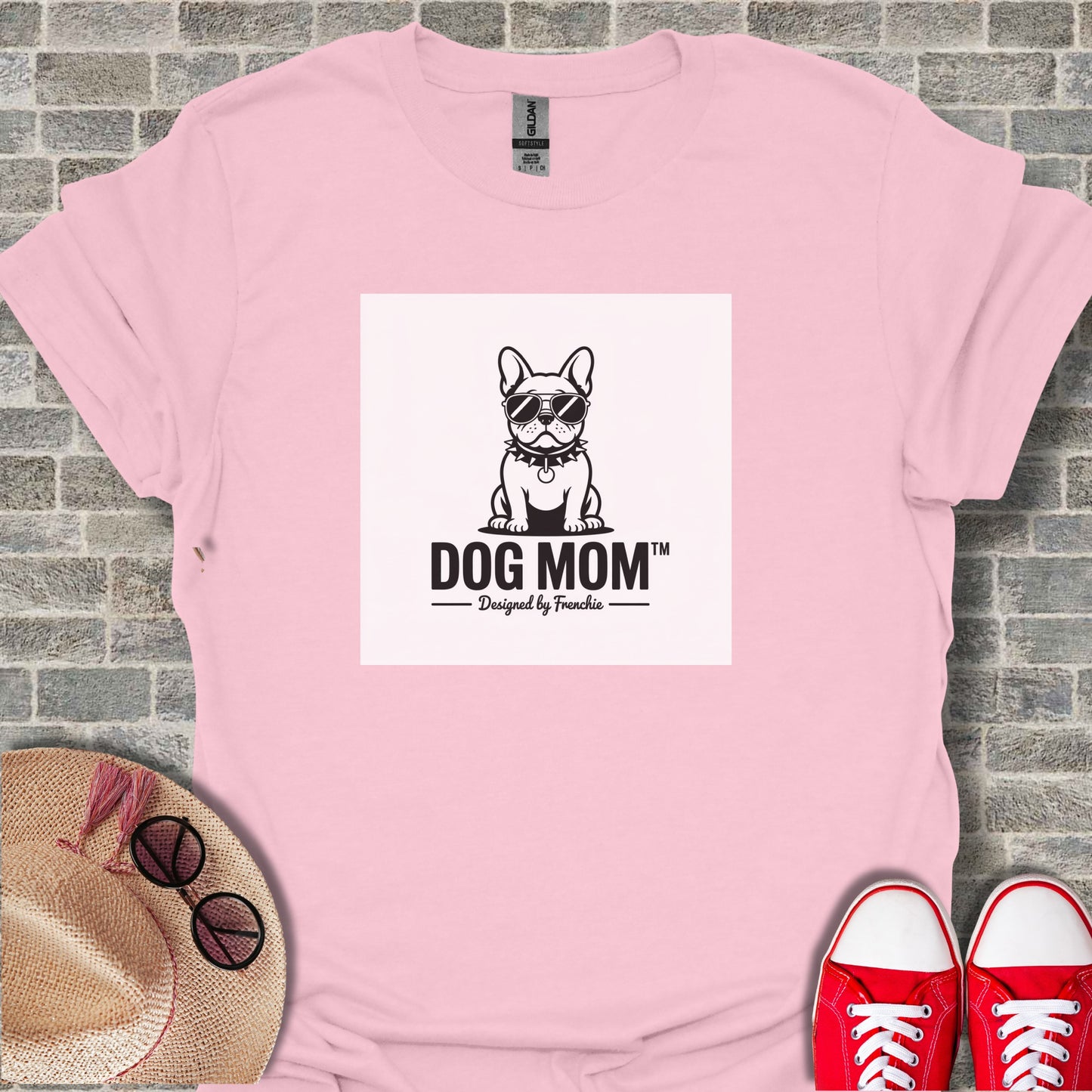 Dog Mom Graphic Tee for Canine Enthusiasts