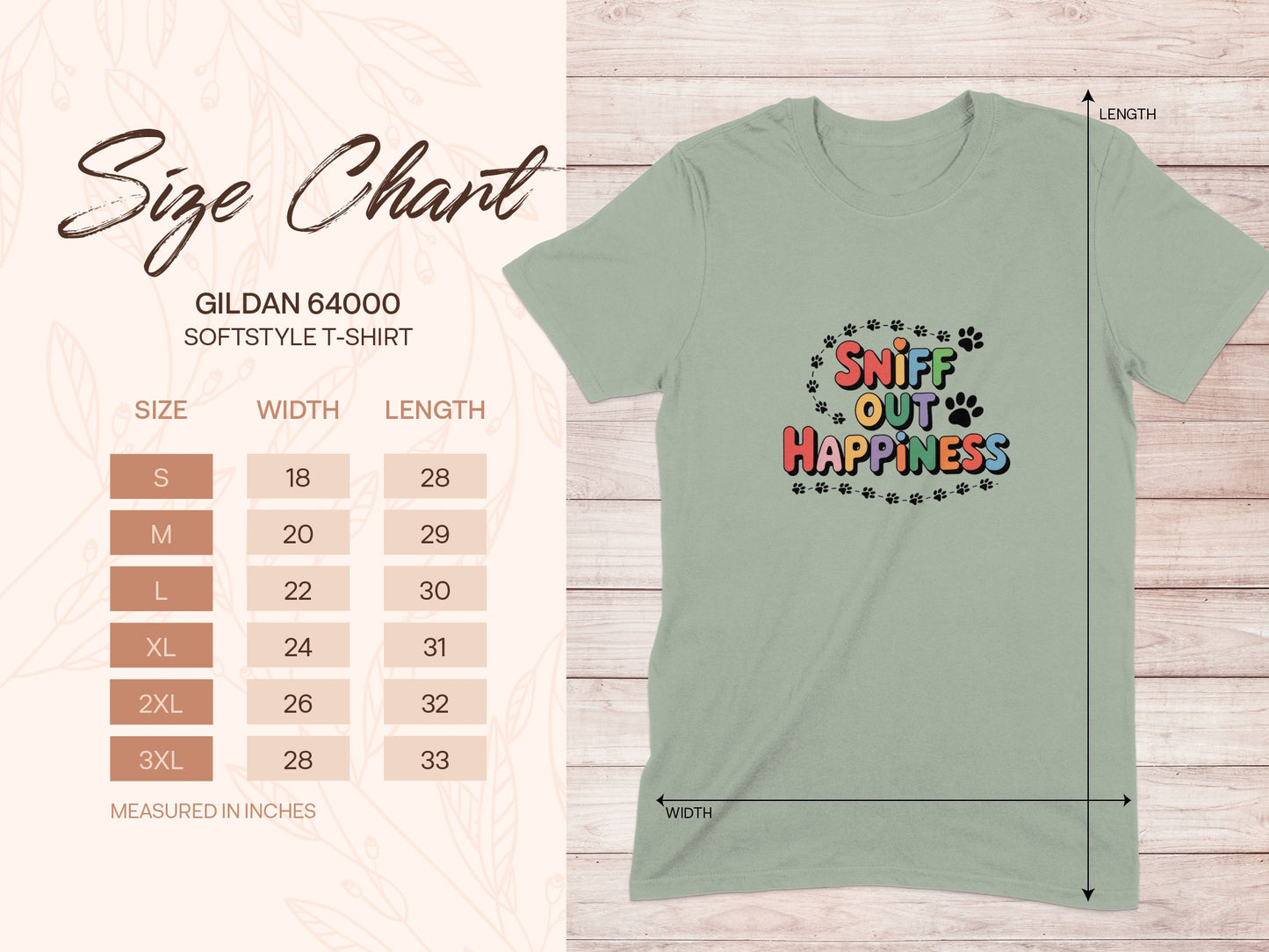 Sniff Out Happiness Graphic Tee for Dog Lovers