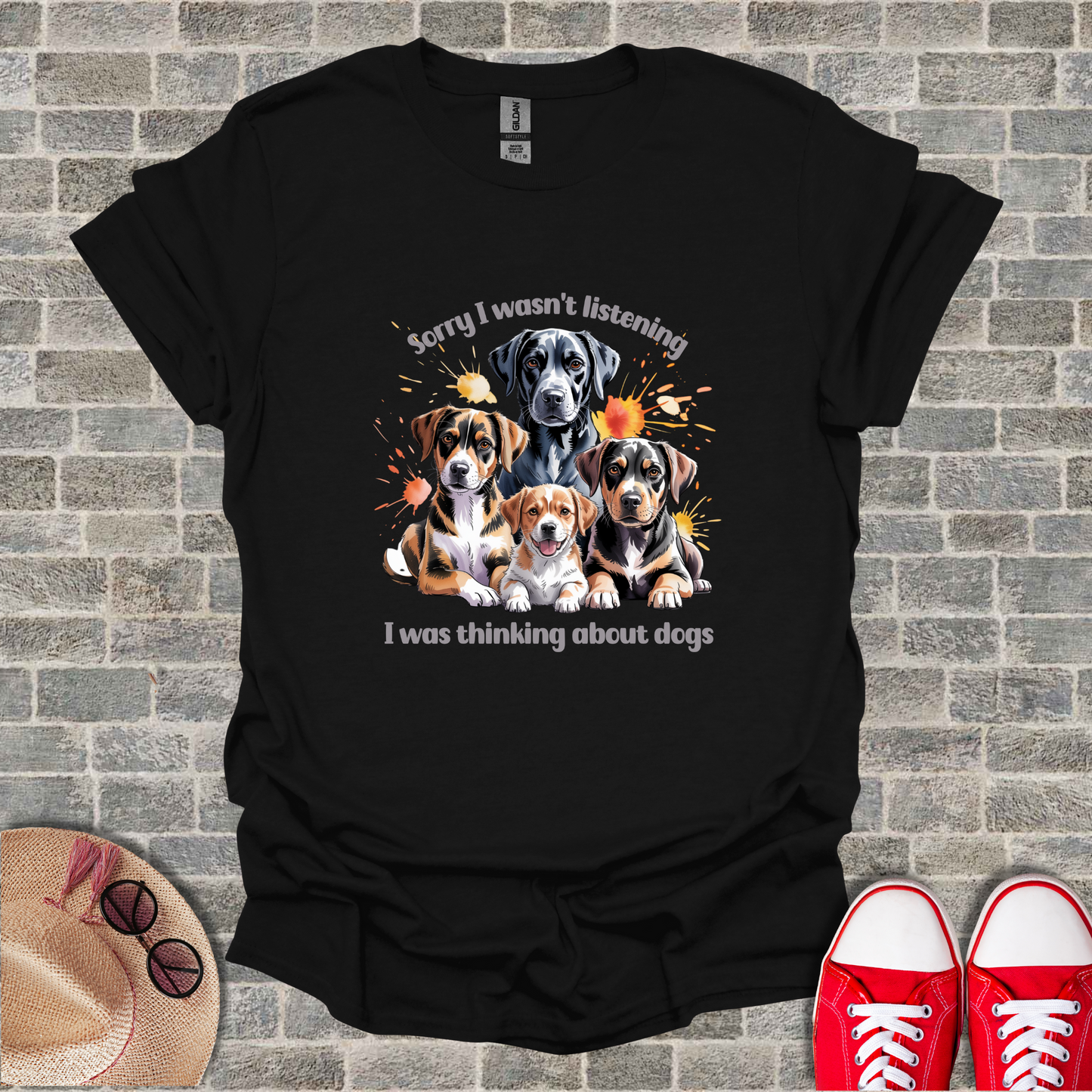 Dog Lover Watercolor T-Shirt