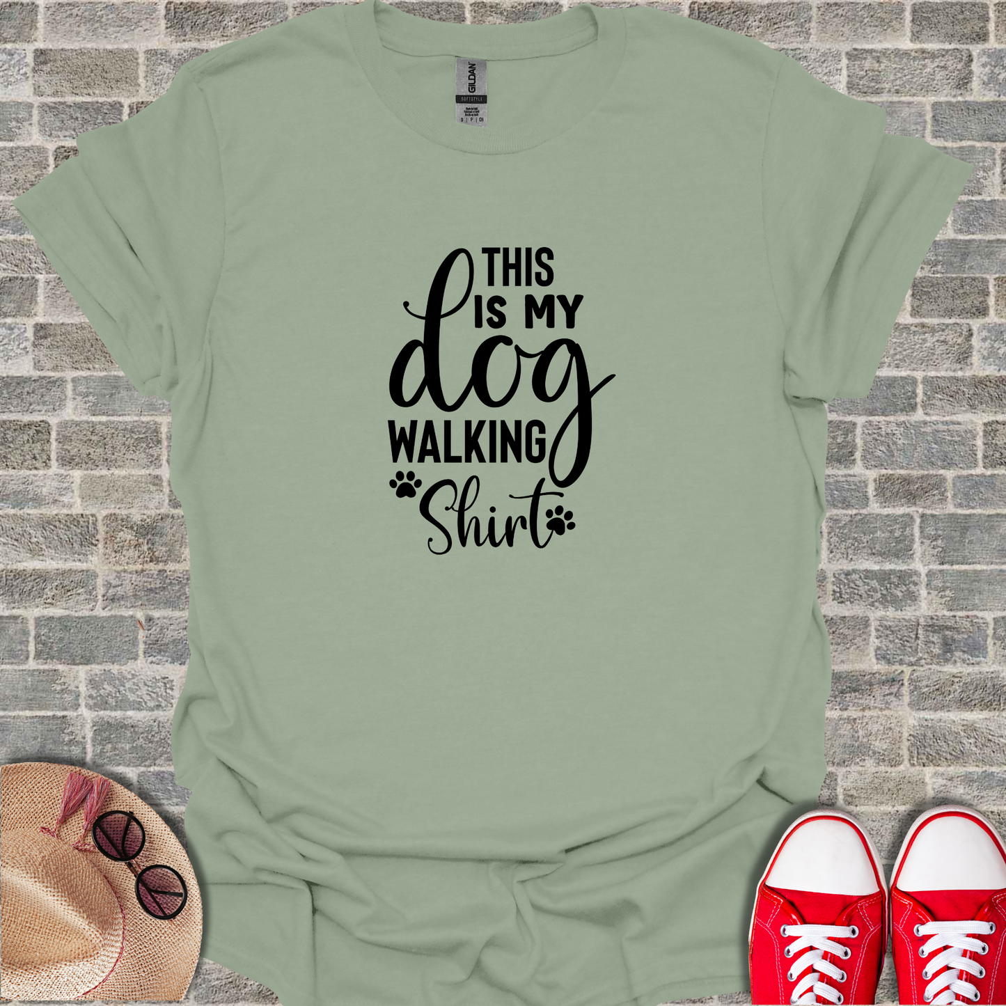This Is My Dog Walking T-Shirt