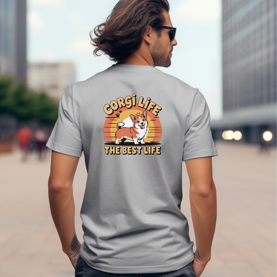 Corgi Life Graphic T-Shirt