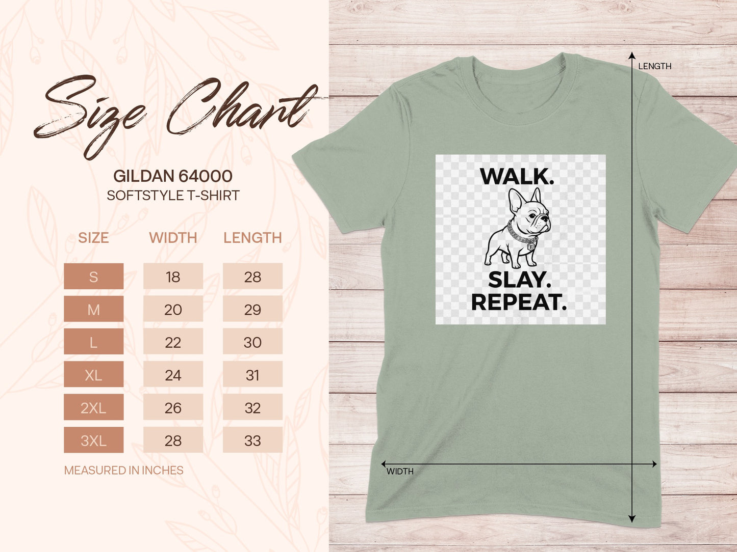 Walk Slay Repeat Graphic T-Shirt