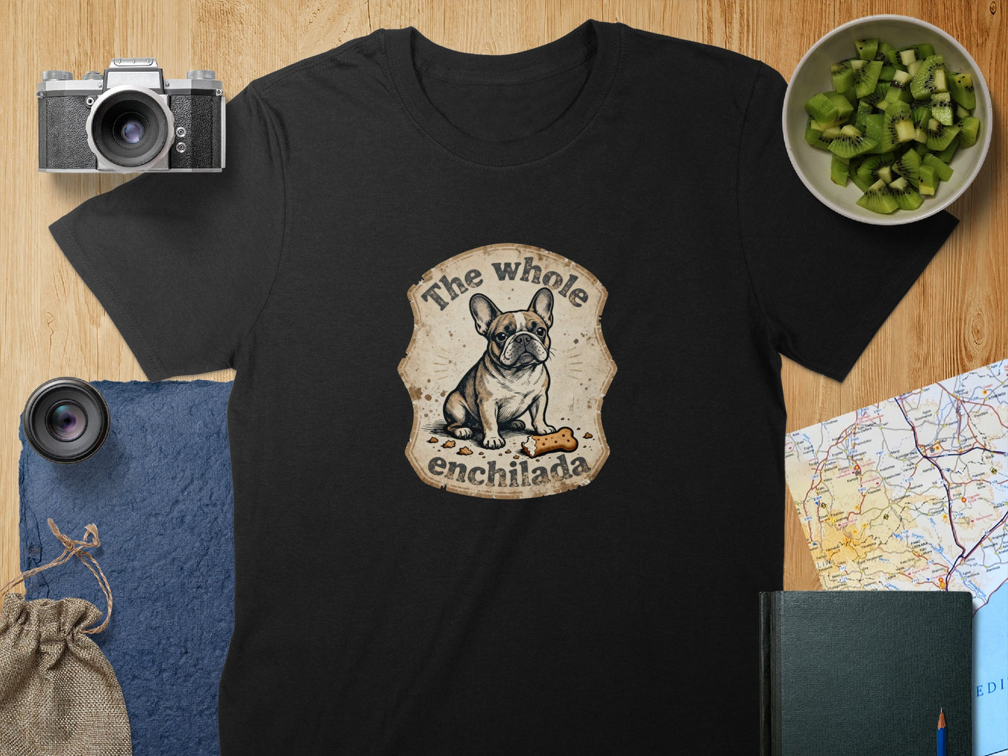 The Whole Enchilada French Bulldog T-shirt
