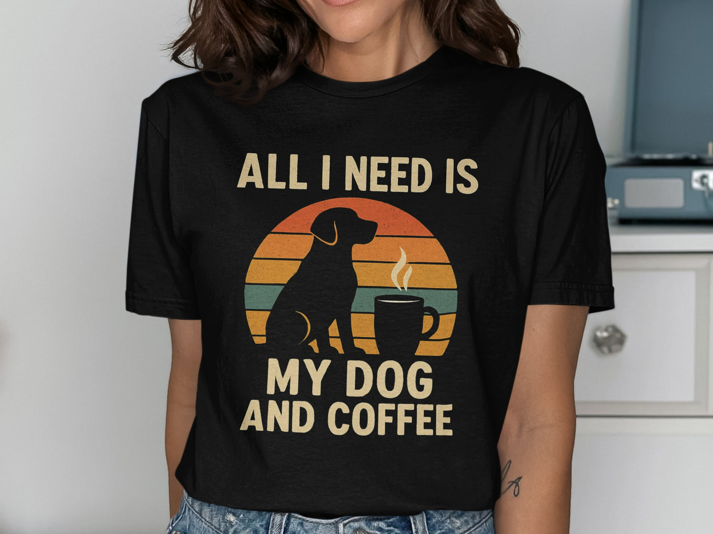 All I Need Is My Dog and Coffee T-shirt product type