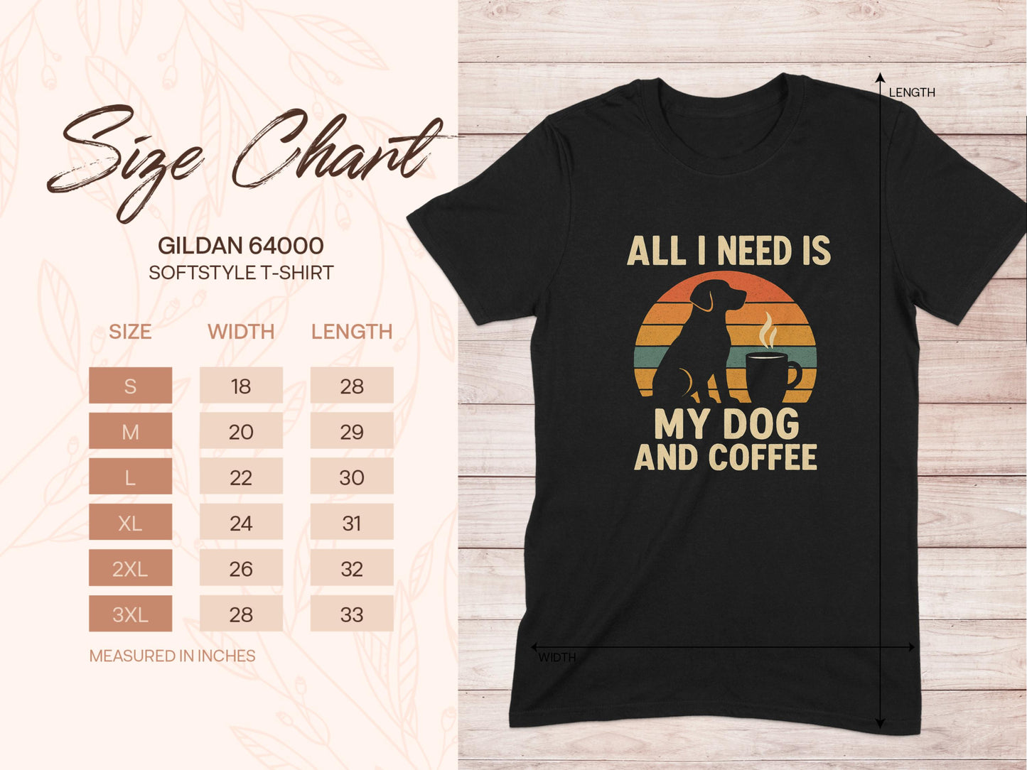 All I Need Is My Dog And Coffee T-Shirt product